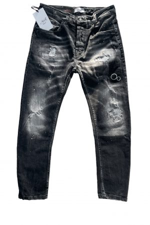 Artik Jeans Black Denim Slim Fit