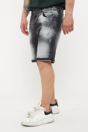 Artik Bermuda Black Denim Shadow
