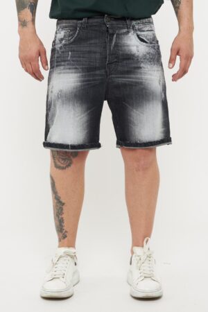 Artik Bermuda Black Denim Shadow